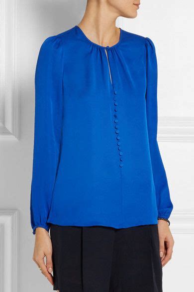 michael kors bluse mit kette blau|Michael Kors Blusen Damen » Kaufen Sie .